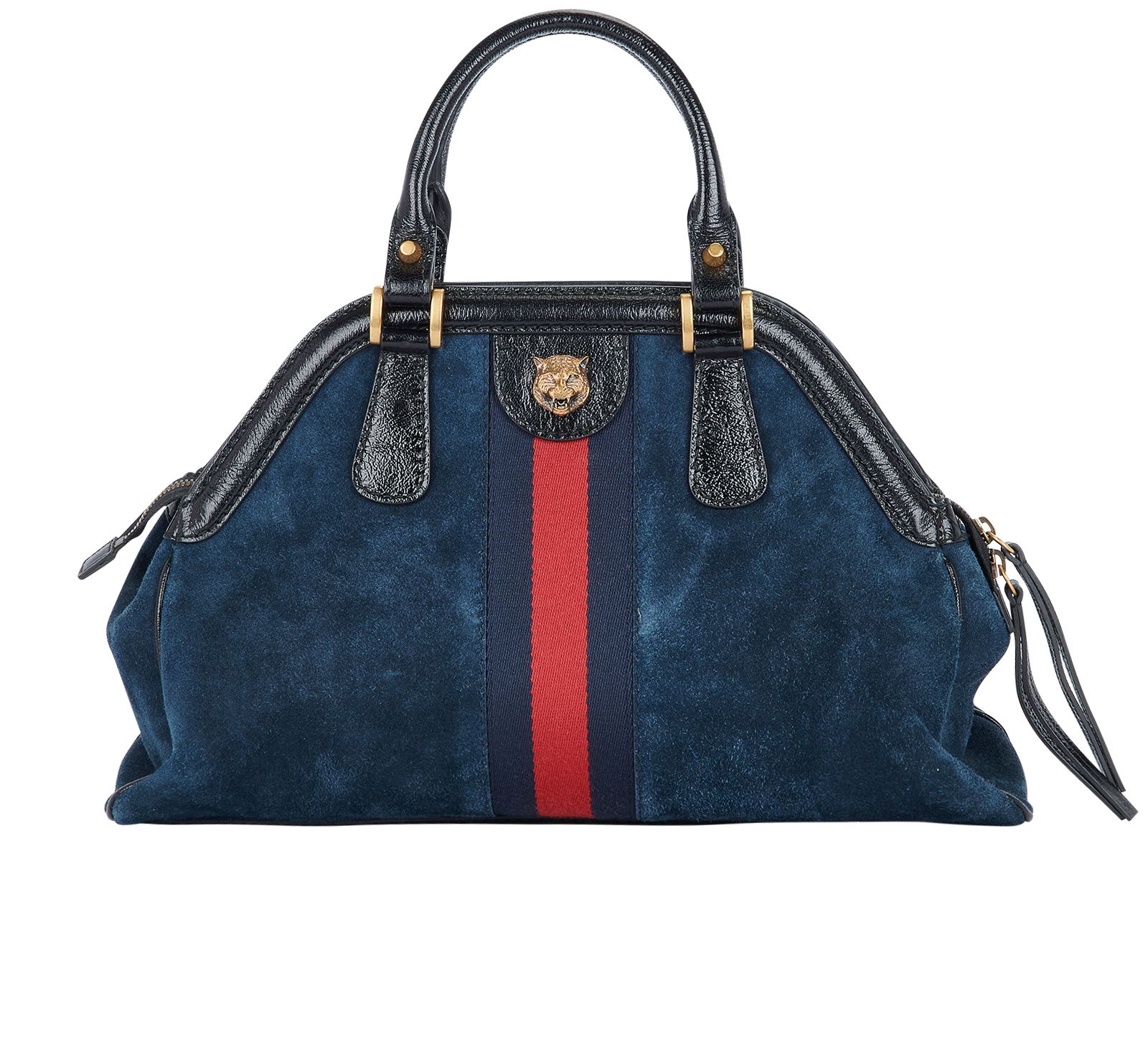 Gucci blue suede online bag